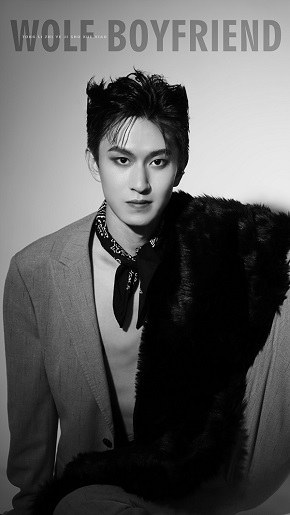 黑白肖像狼系男友
